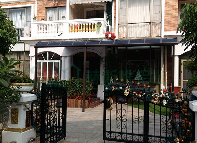 佛山順德藍(lán)天花語一街97號雨棚--蔡先生