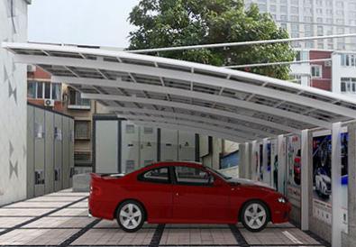 鋁合金車棚的組成結構