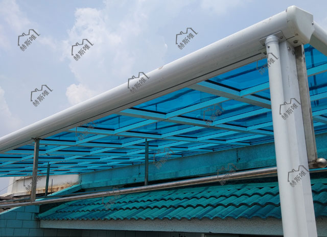 陽臺(tái)窗戶遮陽棚案例1 俞小姐