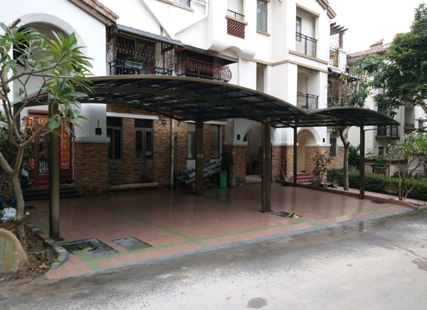 別墅小區(qū)車棚