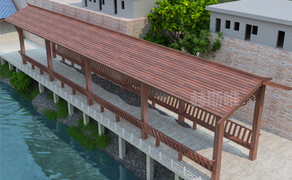 涼亭廊架 鋁合金