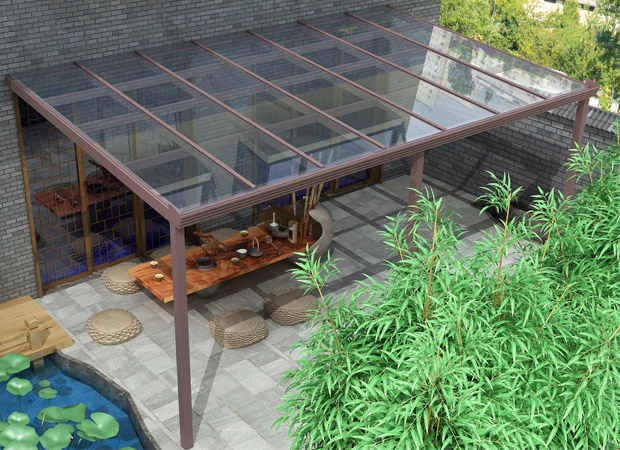 鋁合金遮陽雨棚 露臺(tái)棚