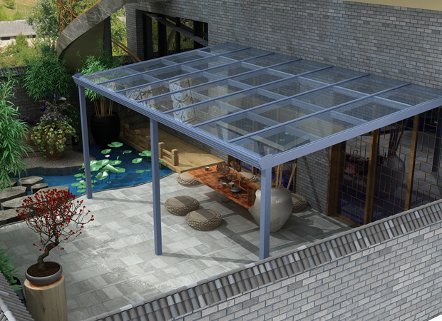 鋁合金遮陽雨棚 露臺(tái)棚