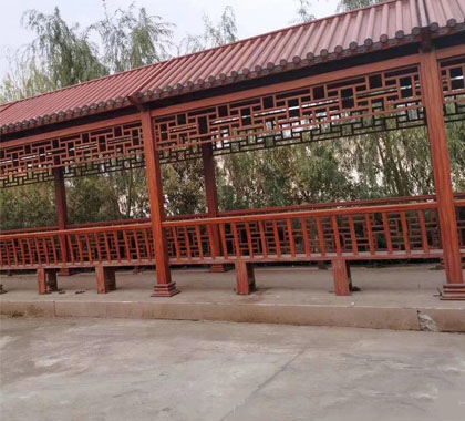 涼亭長(zhǎng)廊 鋁合金