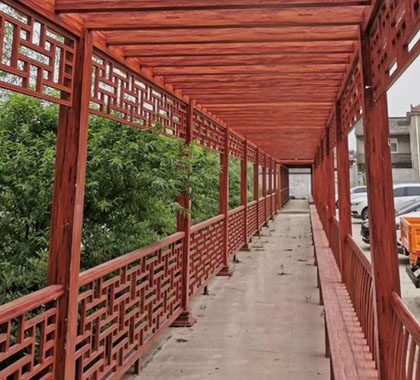 涼亭長(zhǎng)廊 鋁合金