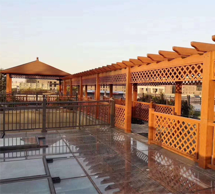 園林廊架長(zhǎng)廊