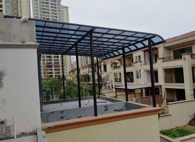 樓頂天臺(tái)雨棚