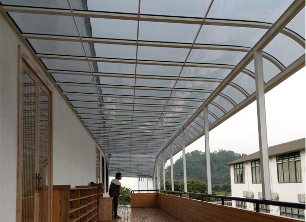 家用鋁合金防雨棚案例實圖