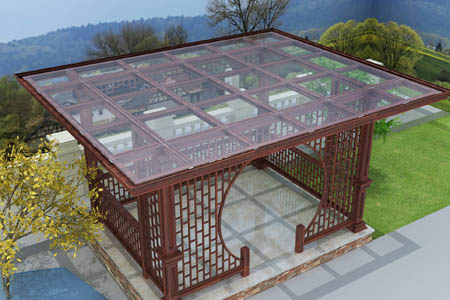 廊架，景觀中必不可少