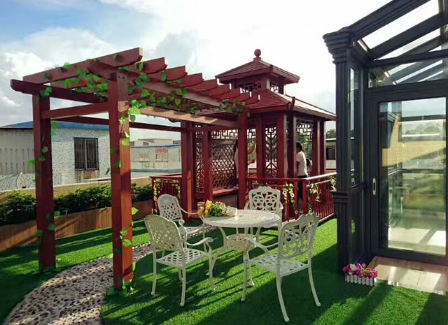 長(zhǎng)廊葡萄架