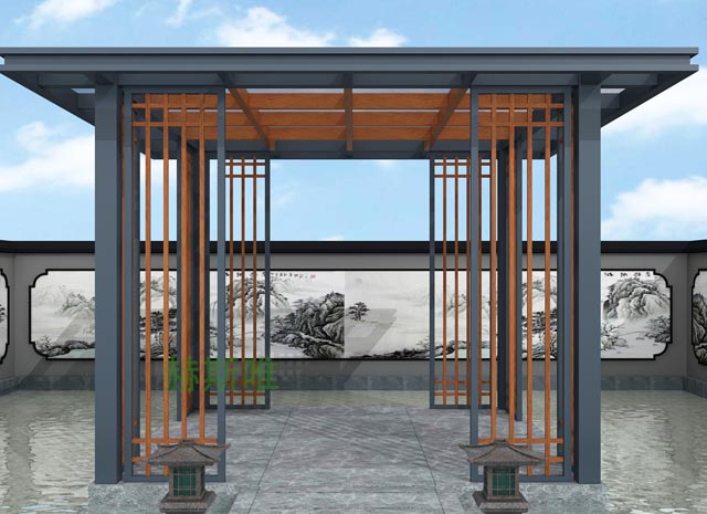 新中式鋁合金涼亭