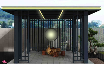 新中式?jīng)鐾?燈帶